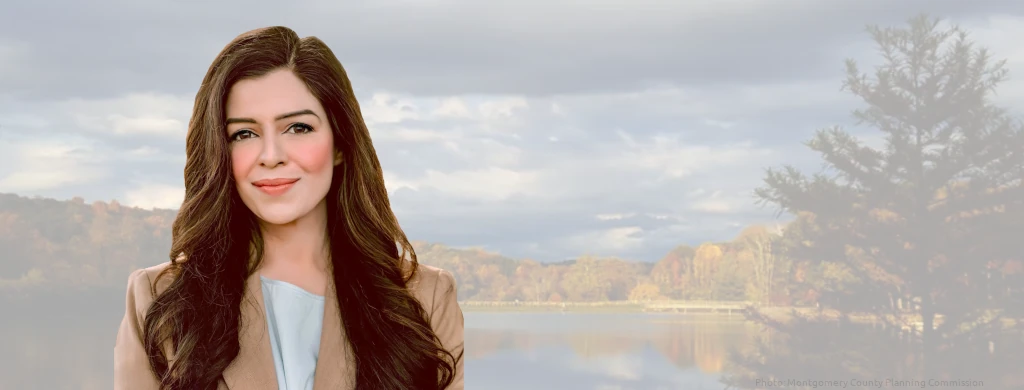 Meriam Sabih at a community event in the Lehigh Valley